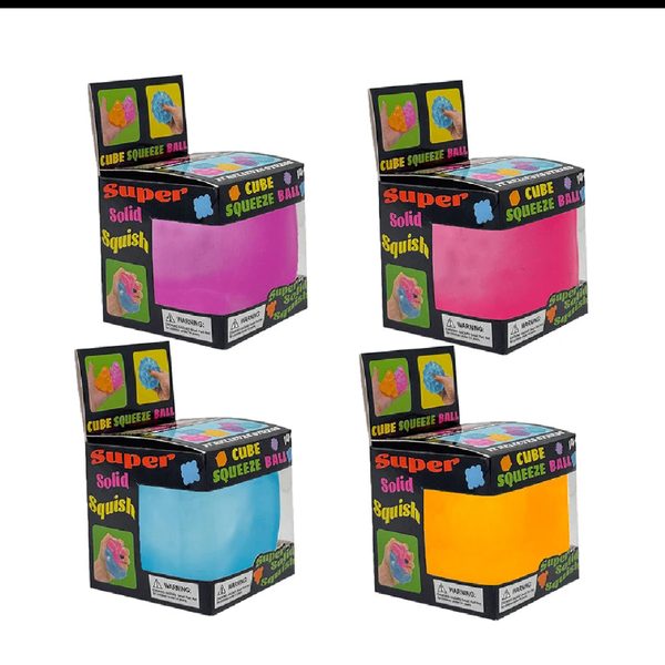 Yellow Squish Cube