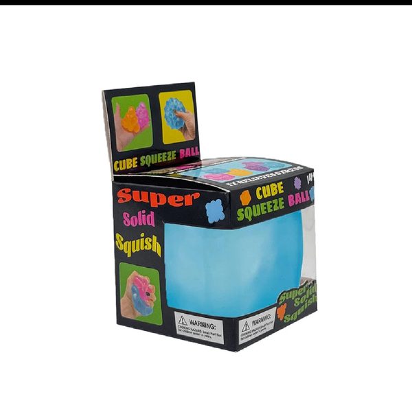 Blue Squish Cube